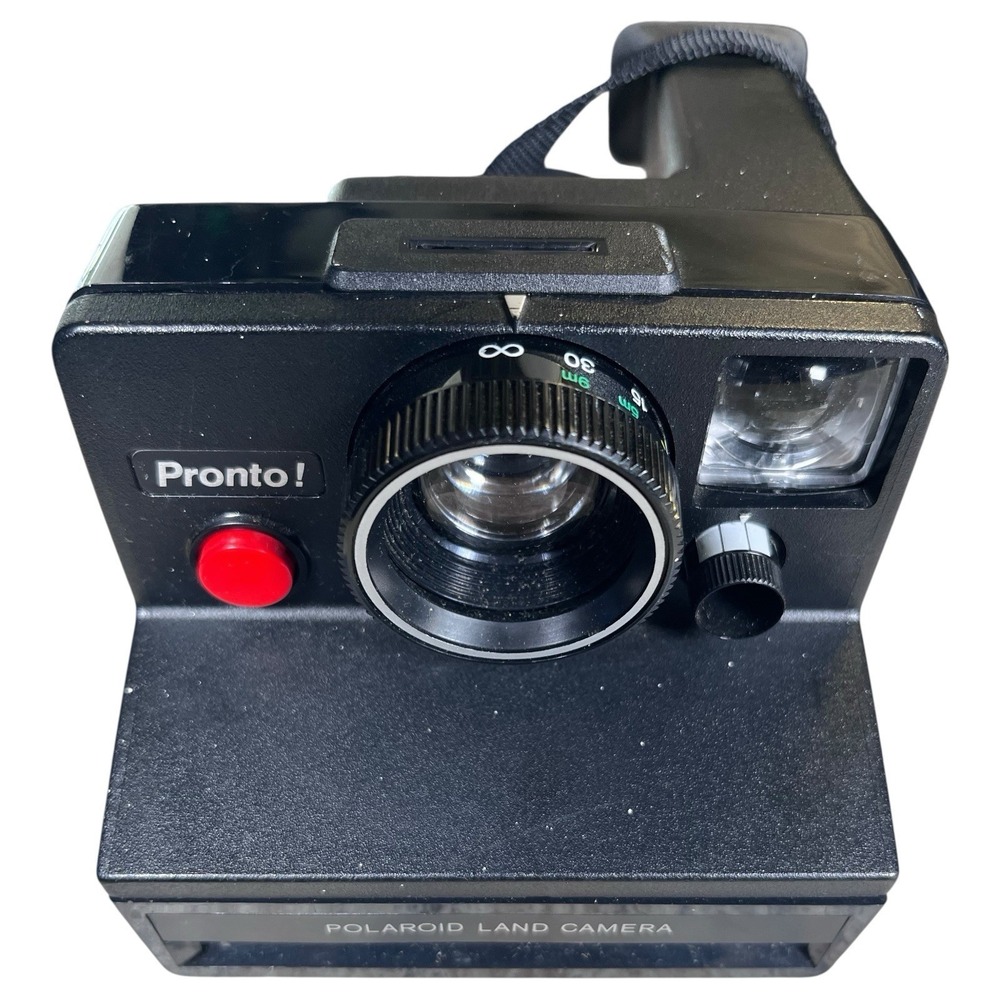 Polaroid Land Camera Pronto! RF With Strap, Case | Untested - Picture 9 of 14